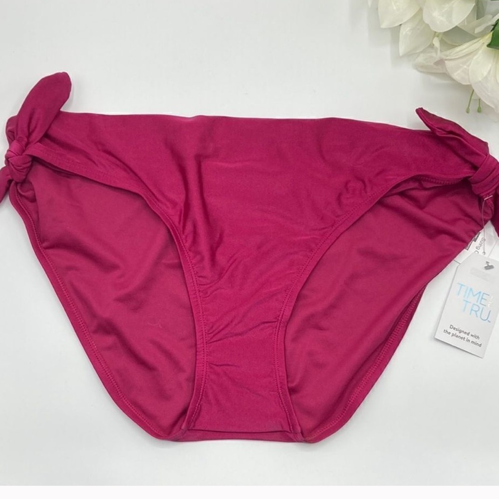 Women's Fuscia Bikini Bottoms Swimsuit Bathing Suit Size XL